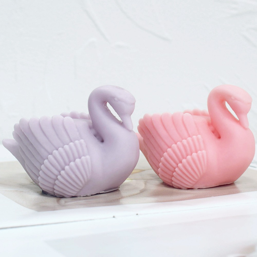 Soap Making Art - Weißer Schwan Silikon Kerzenform Cygnus Vogel