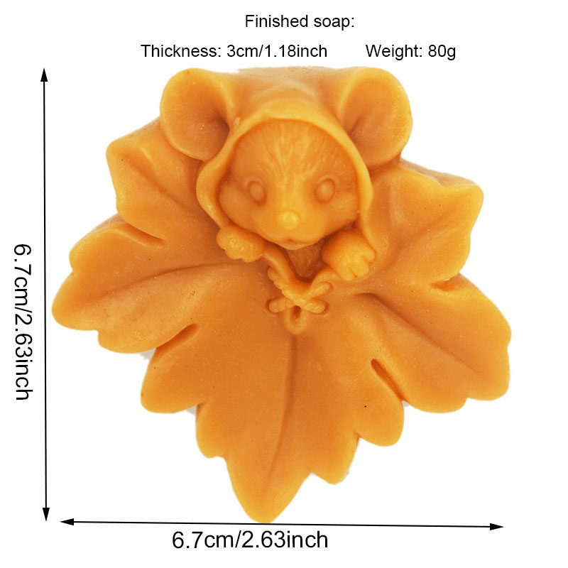 1 Stücke 3D Ahornblatt Mäuse F – Soap Making Art Bewertung und Preis