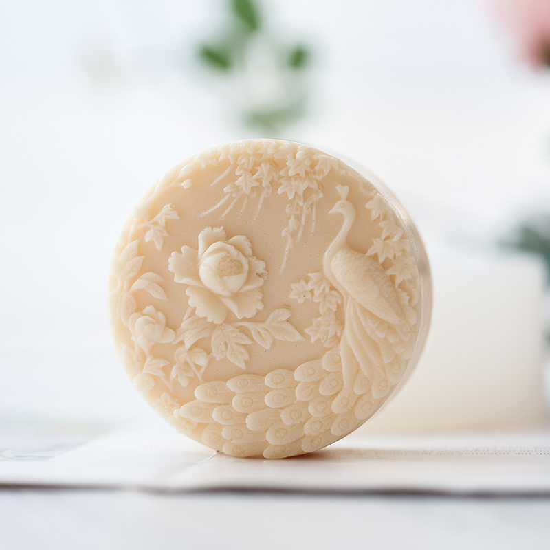 Silikon-Seifenform mit Pfauenb – Soap Making Art Bewertung und Preis